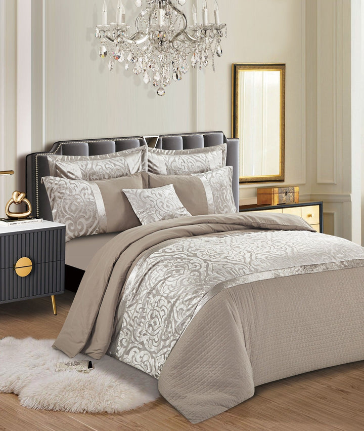 3Pcs Quilt Duvet Covers Crushed Velvet Mink Bed Cover & 2 Pillow CasesDuvets CoversInfinity/DC/Mnk/Dbl