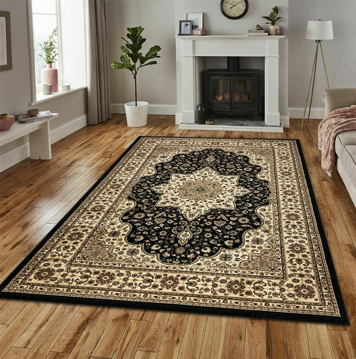 Heavy Rug Carpet Vintage Traditional Non Slip Bedroom Living Room Hallway Runner