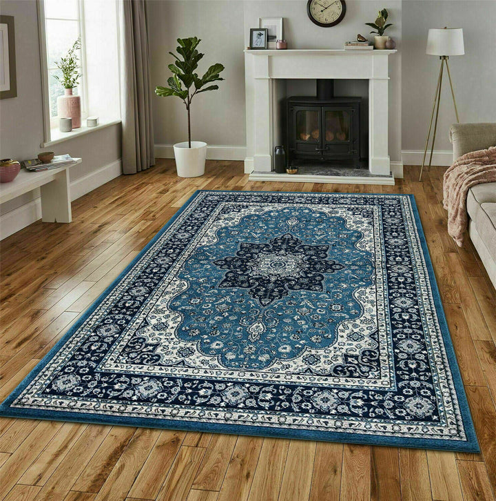 Heavy Rug Carpet Vintage Traditional Non Slip Bedroom Living Room Hallway Runner