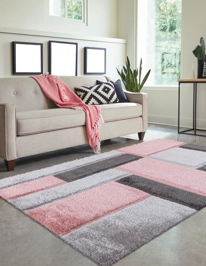 Shaggy Small Large Area Rugs Anti Slip Soft Floor mat Carpet Listing Room Runner