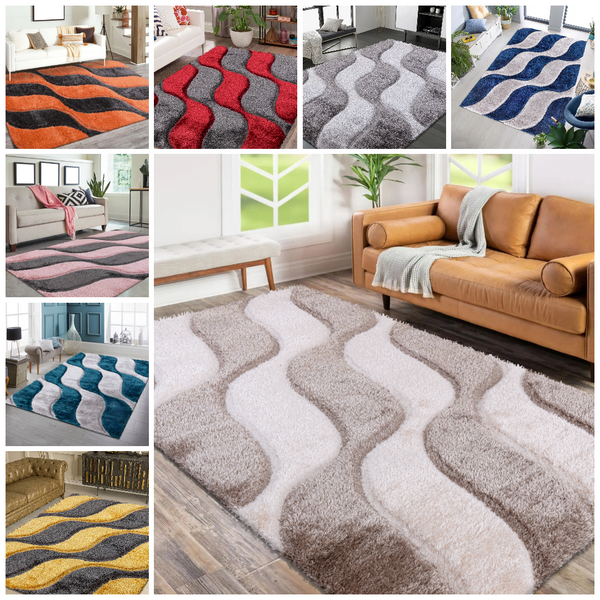 Fluffy Shaggy Small Large Area Rug Bedroom Carpet Indoor/Outdoor Soft Runner Mat