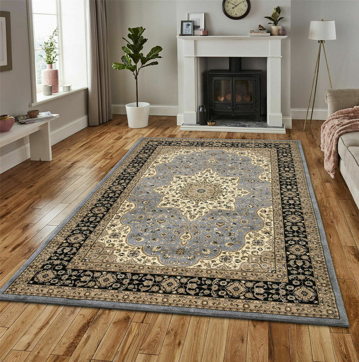 Heavy Rug Carpet Vintage Traditional Non Slip Bedroom Living Room Hallway Runner