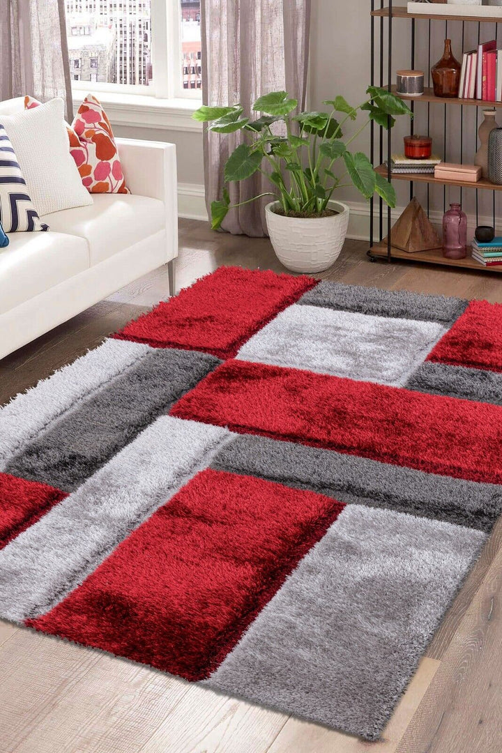 Shaggy Small Large Area Rugs Anti Slip Soft Floor mat Carpet Listing Room Runner