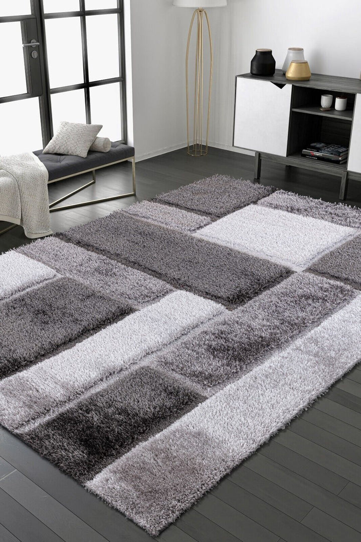 Shaggy Small Large Area Rugs Anti Slip Soft Floor mat Carpet Listing Room Runner
