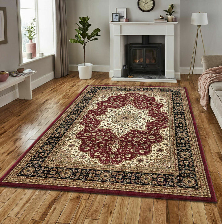 Heavy Rug Carpet Vintage Traditional Non Slip Bedroom Living Room Hallway Runner
