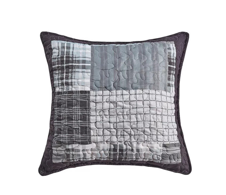 3 Pcs Quilted Patchwork Bedspreads Bed Throw Single Double King size Comforters