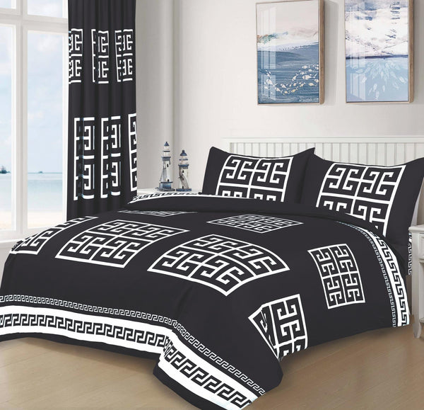Black Duvet Cover Set