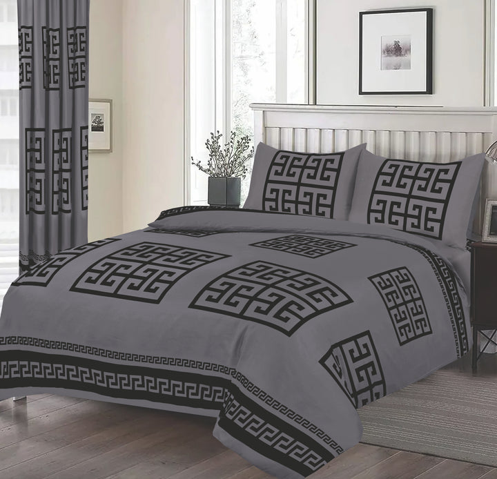 Microfiber bedding set Grey